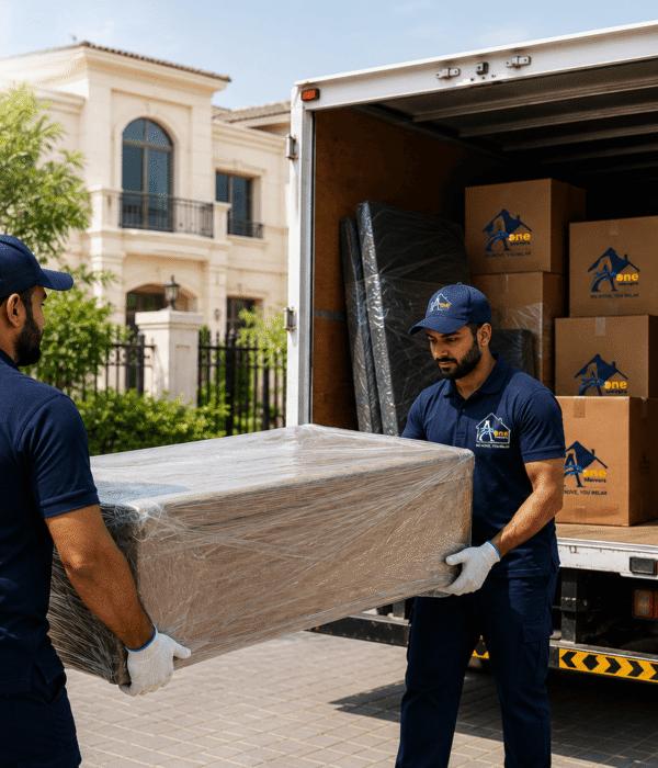 A One Movers local movers in UAE providing professional moving services