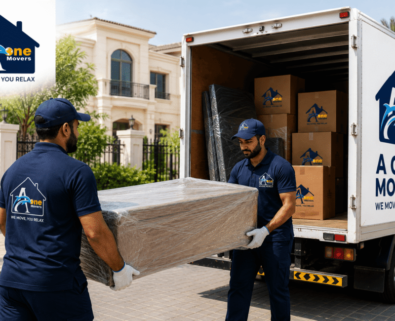A One Movers local movers in UAE providing professional moving services