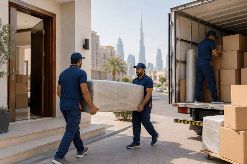 Professional door-to-door movers in Dubai