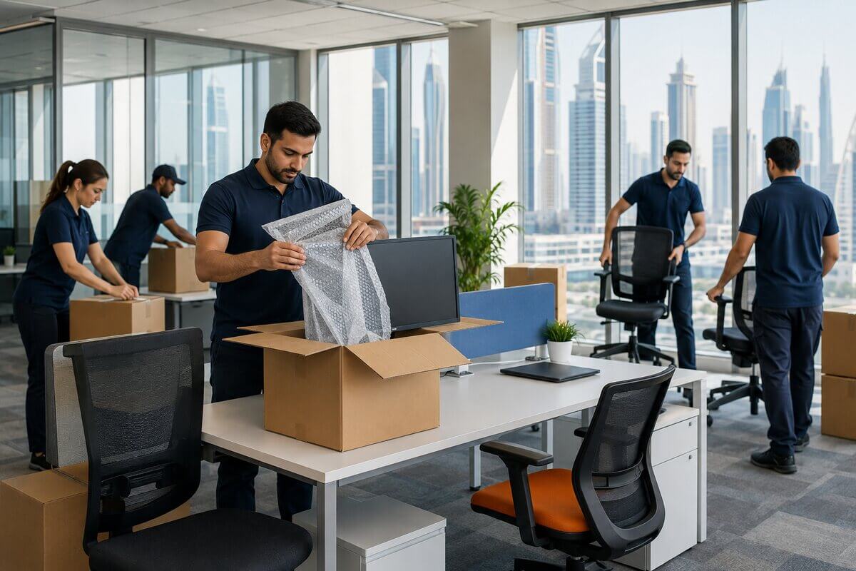 Professional office relocation in Dubai