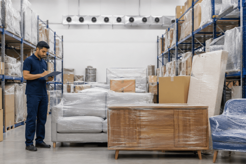 AC storage services in Dubai for furniture and household items