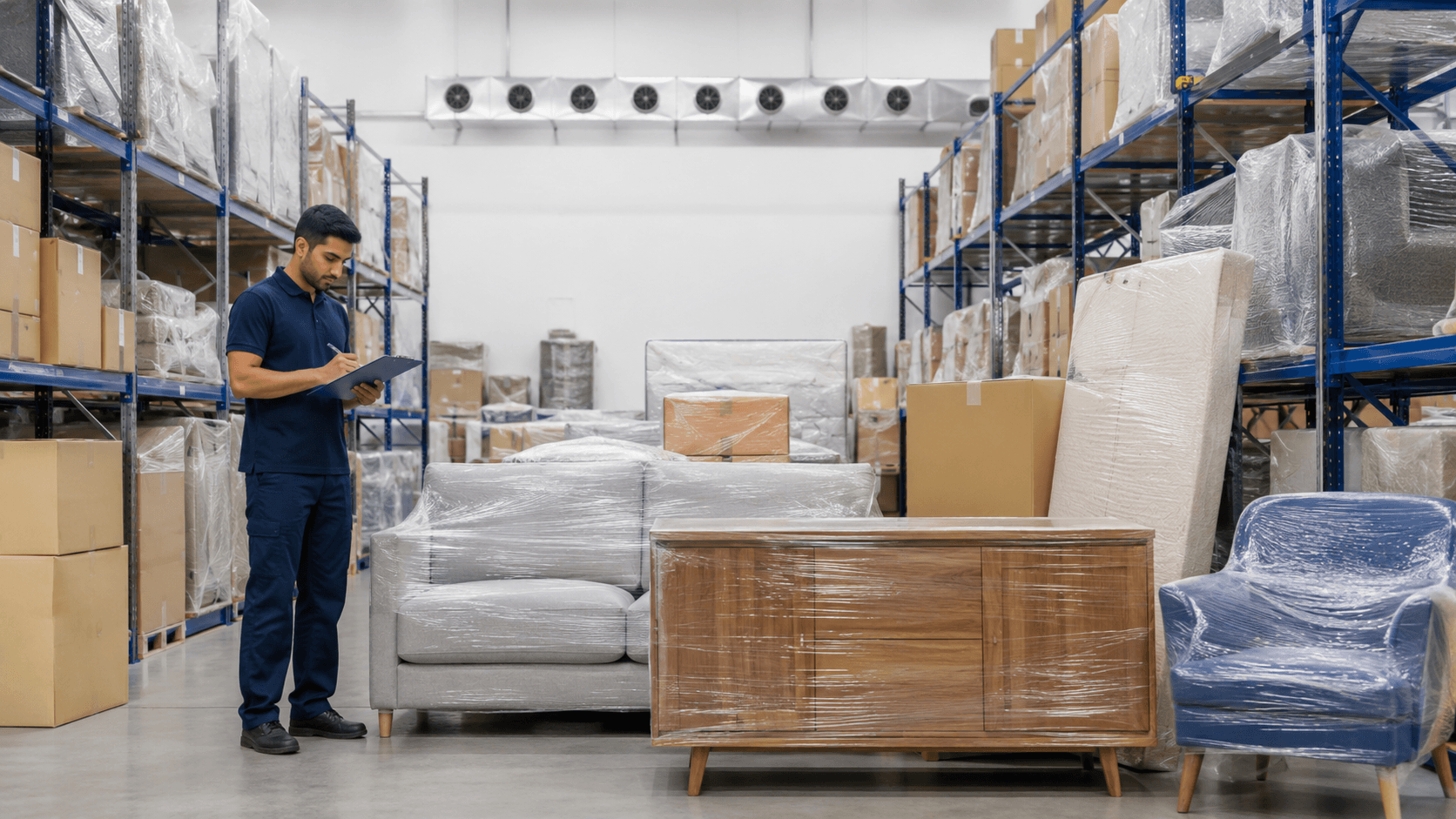 AC storage services in Dubai for furniture and household items
